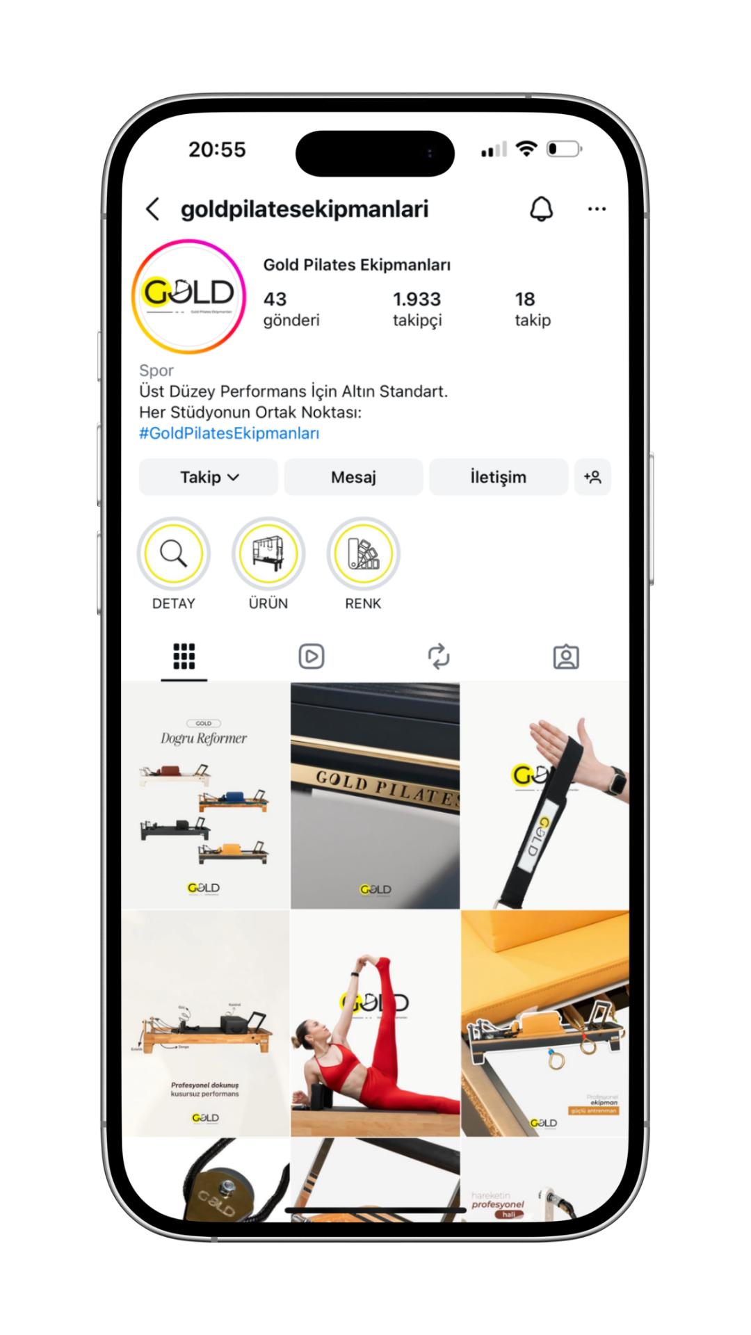 Gold Pilates Ekipmanları