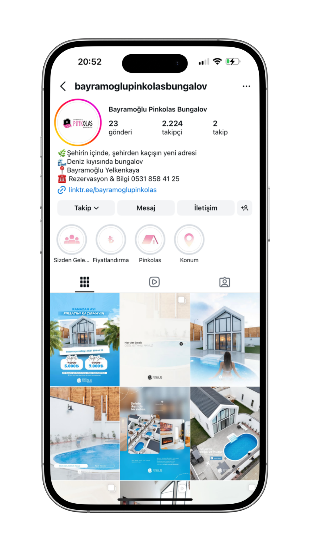 Bayramoğlu Pinkolas Bungalov